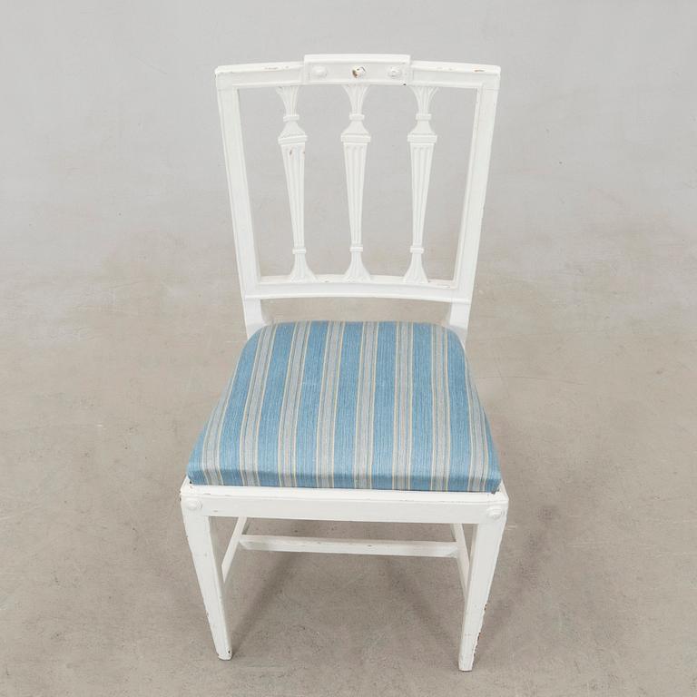 Chair, Anders Hellman (chairmaker in Stockholm 1793-1825) Late Gustavian.