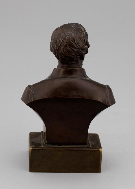 ANTONY SAMUEL ADAM-SALOMON, skulptur, brons, sign o dat 1867 i godset.