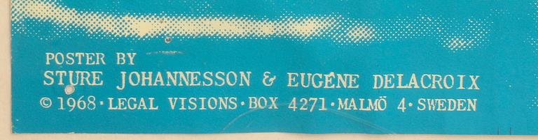 Sture Johannesson/Eugen Delacroix, The Underground will take over Lunds Konsthall February 69".