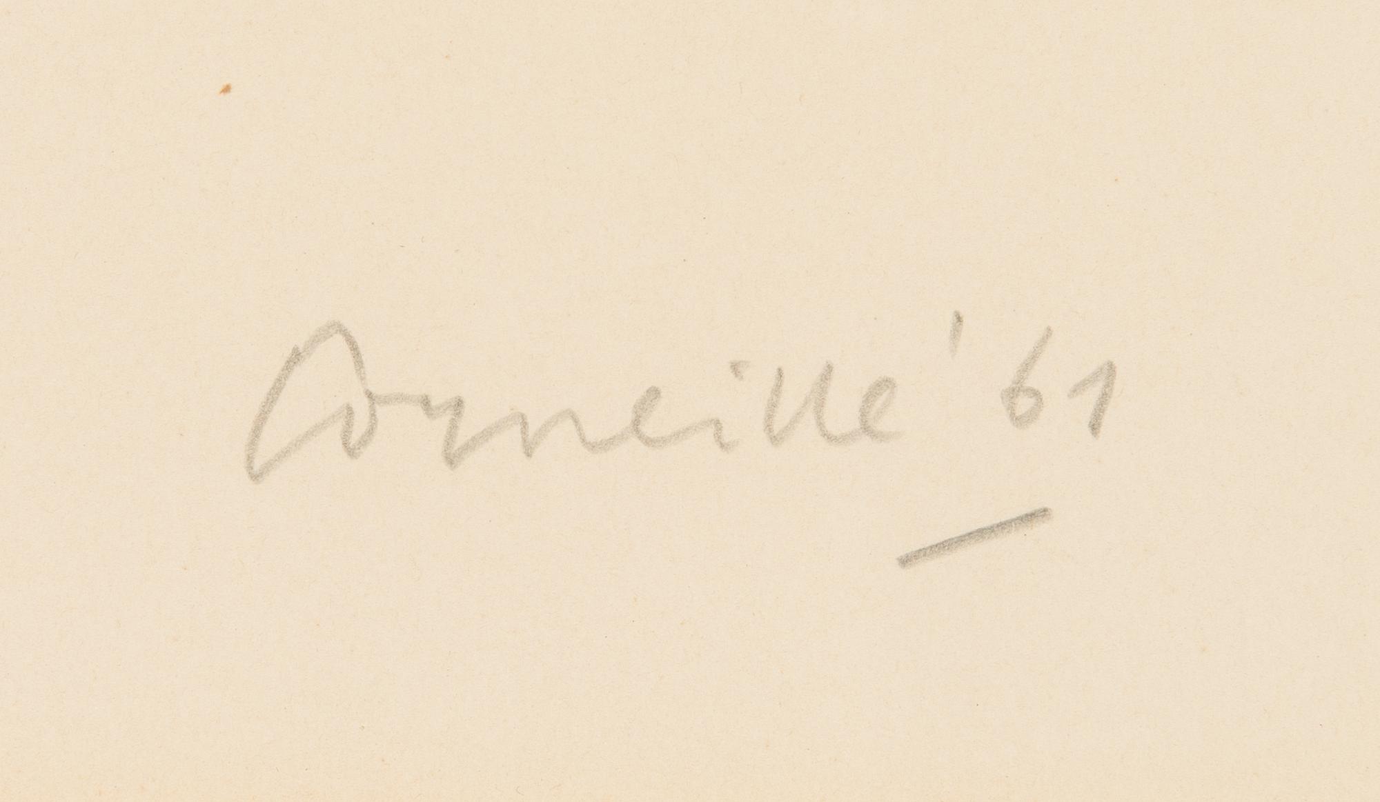 Beverloo Corneille, lithograph in colours, signed and dated -61, numbered 10/120.