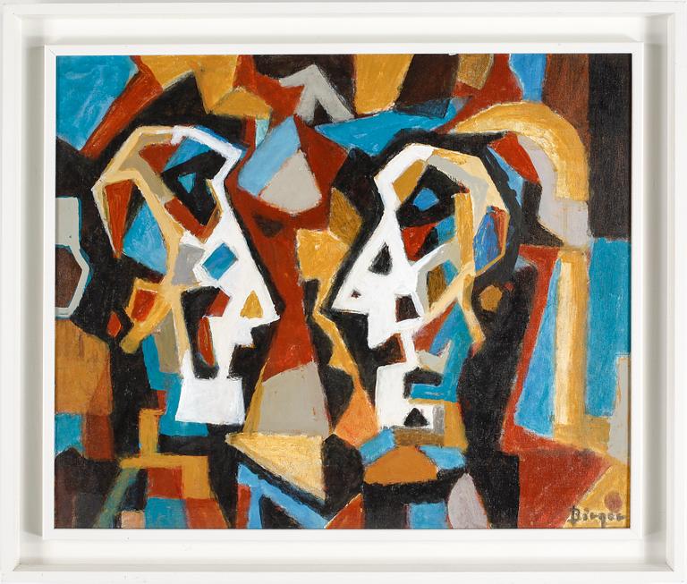 BIRGER BIRGER ERICSSON, olja på dukpannå, signerad.