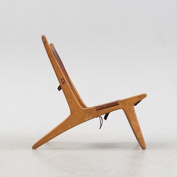 Uno & Östen Kristansson, a 'Hunting chair' model "Vilstol / jaktstol 204", Luxus, Vittsjö, 1960s.