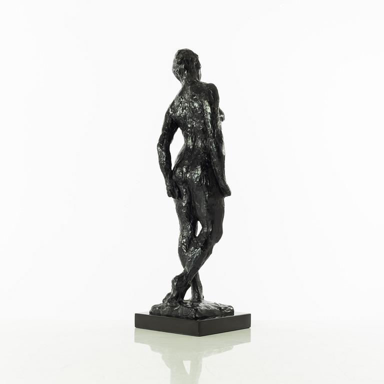 Gudmar Olovson, sculpture. Signed. Numbered. Foundry mark. Bronze, total height 41.5 cm, length 12 cm.