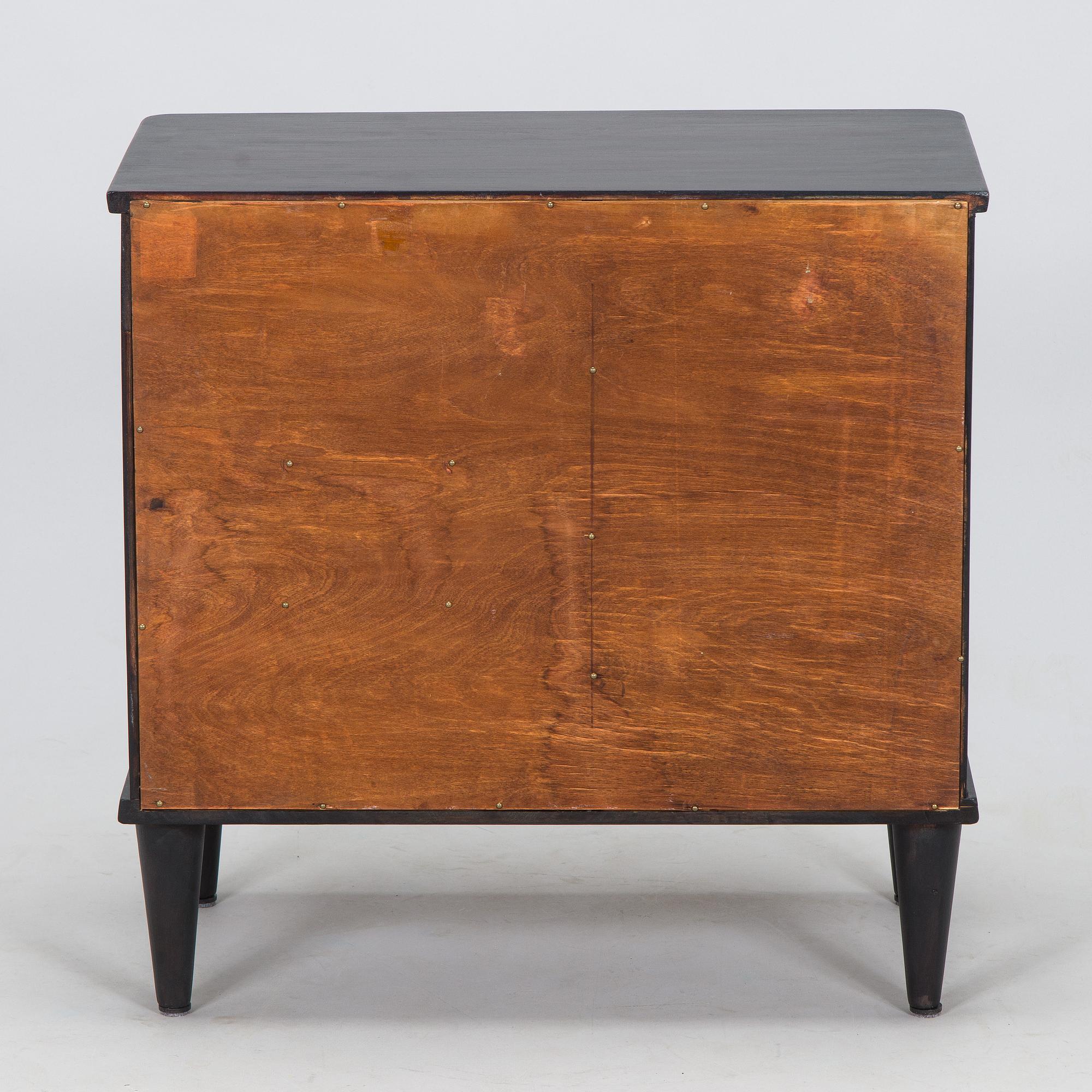 A 1950s 'Pertti' radio table, model 3205, Asko, Finland. Design year 1948.