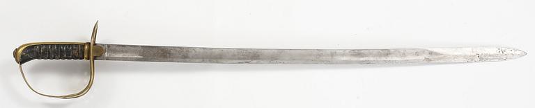 SABEL, för manskap vid kavalleriet, m/1867-1893.