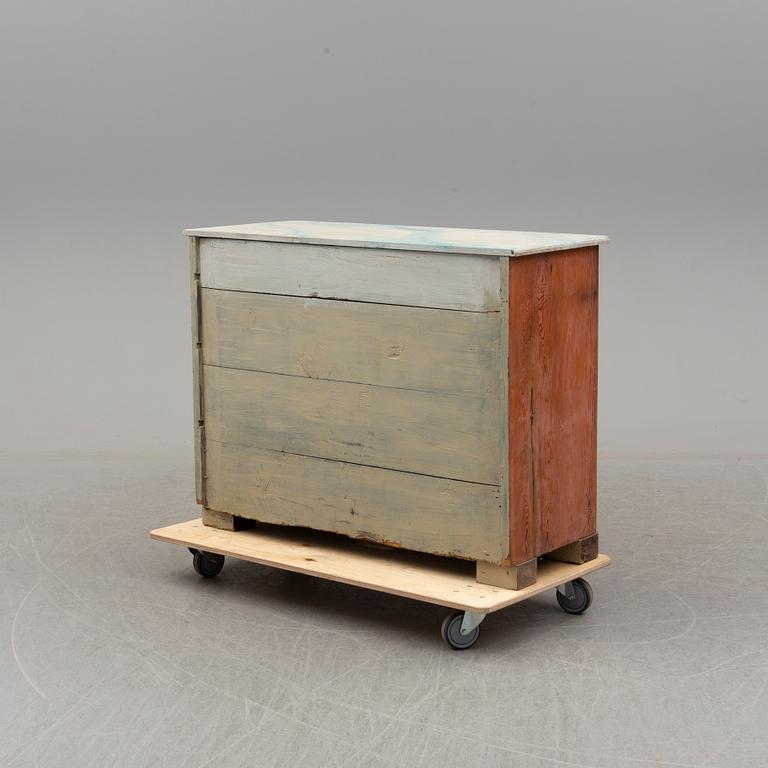 a 19th century chest of drawers.