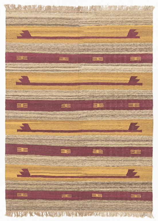 A Persian Kilim rug, c. 245 x 182 cm.