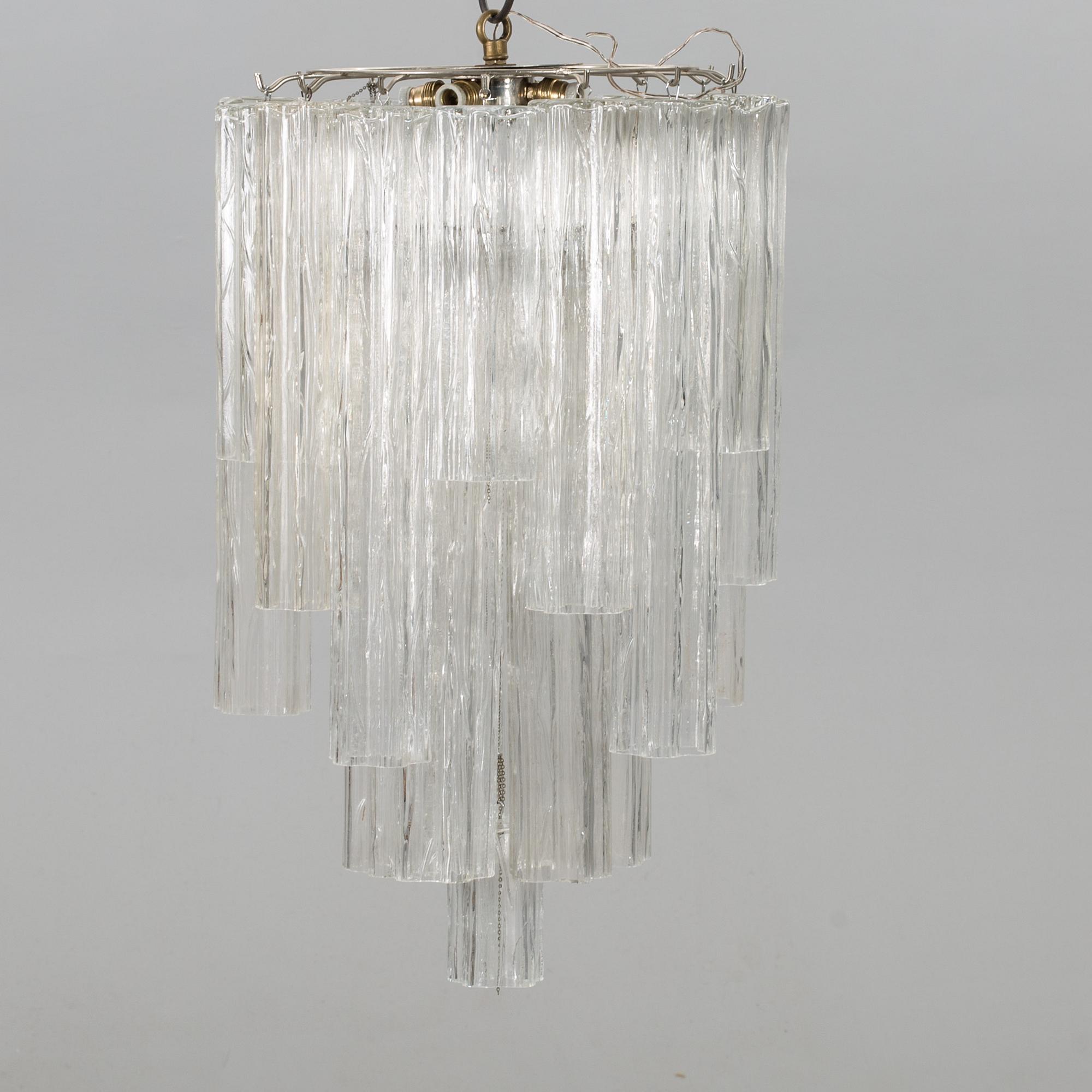 A TONY ZUCCHERI CEILING LAMP.