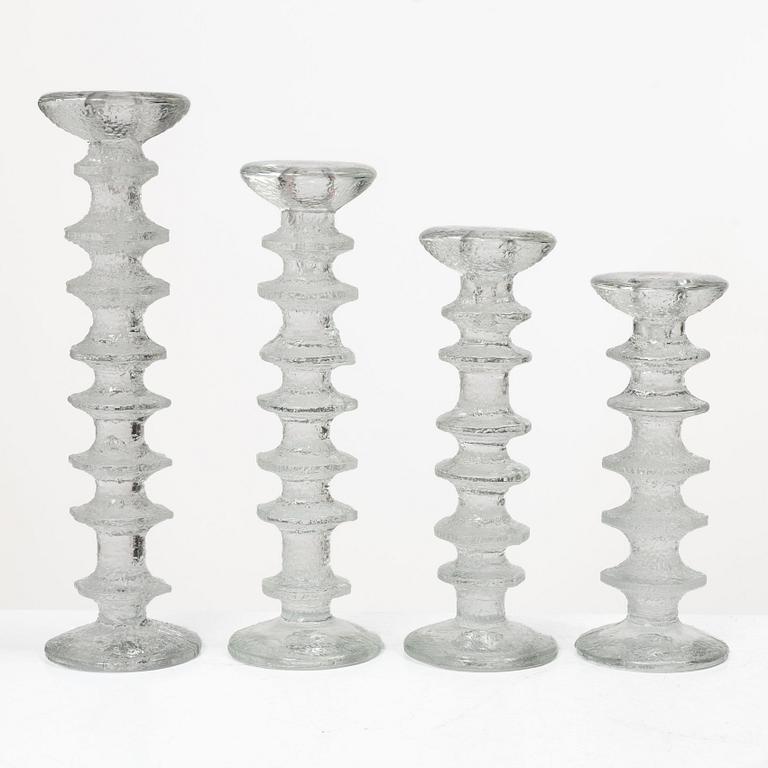 Timo Sarpaneva, Ljusstakar, 8 st, "Festivo", Iittala, Finland.