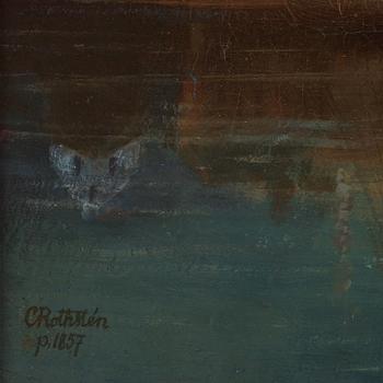 Carl Abraham Rothstén, Stockholm landscape.
