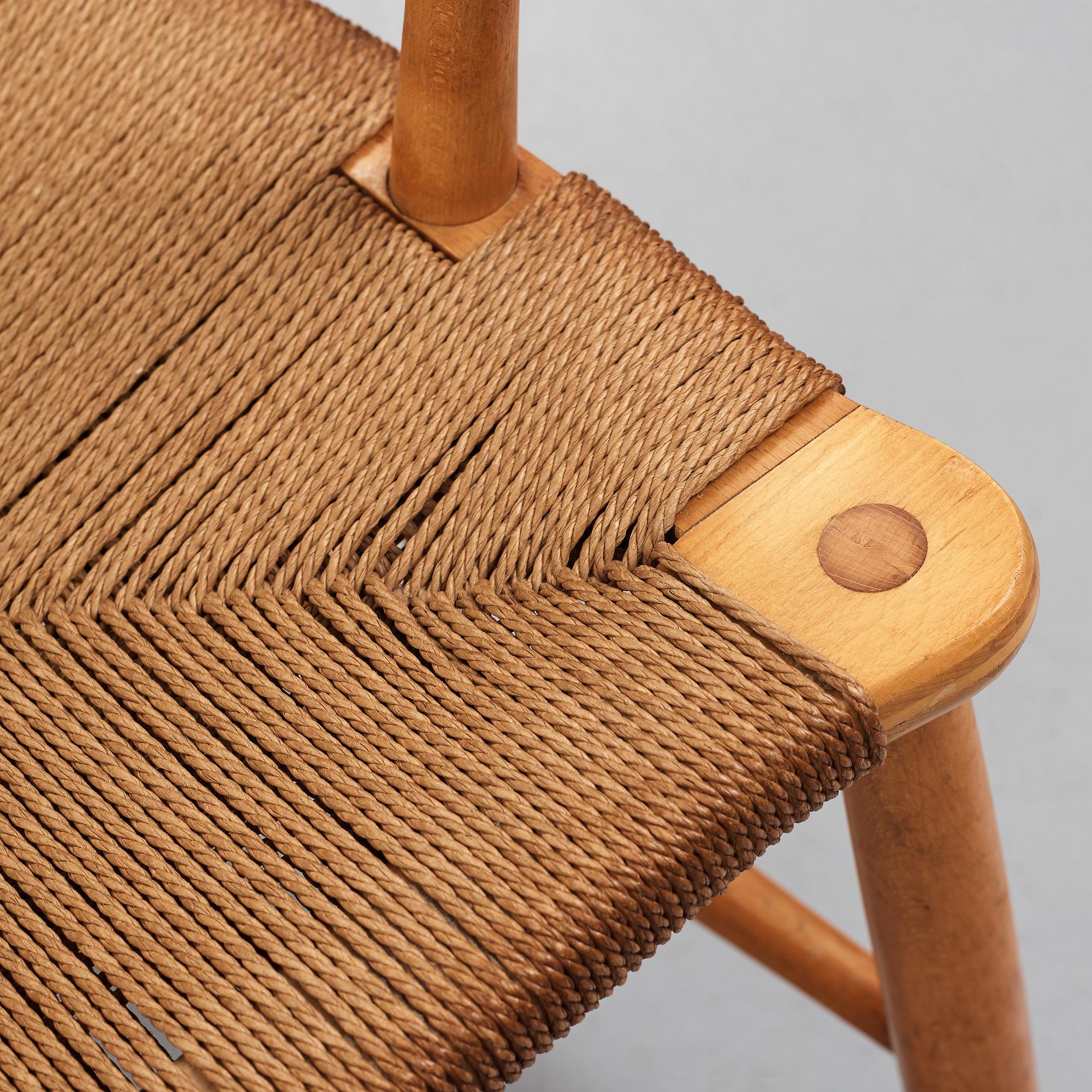 HANS J WEGNER, a "Magasin du Nord" chair for FDB Møbler, Denmark 1940's.