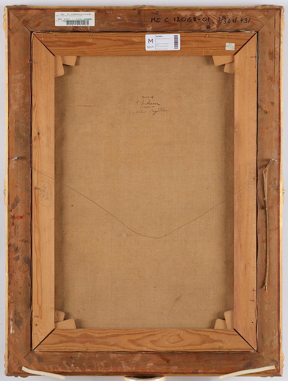 Karl Isakson, Seated woman in a green blouse.