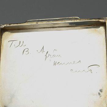 PARTI SILVER, 6 delar, mestadels 1800-tal, Bl.a Peter Axel Sjöberg, total vikt ca 454 g.