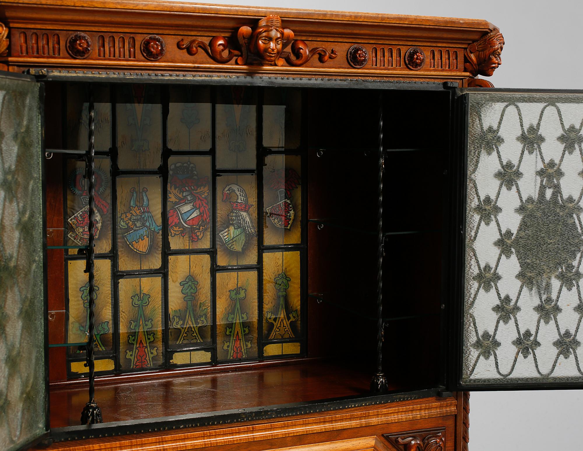 BARSKÅP, barockstil, 1900-talets andra hälft.