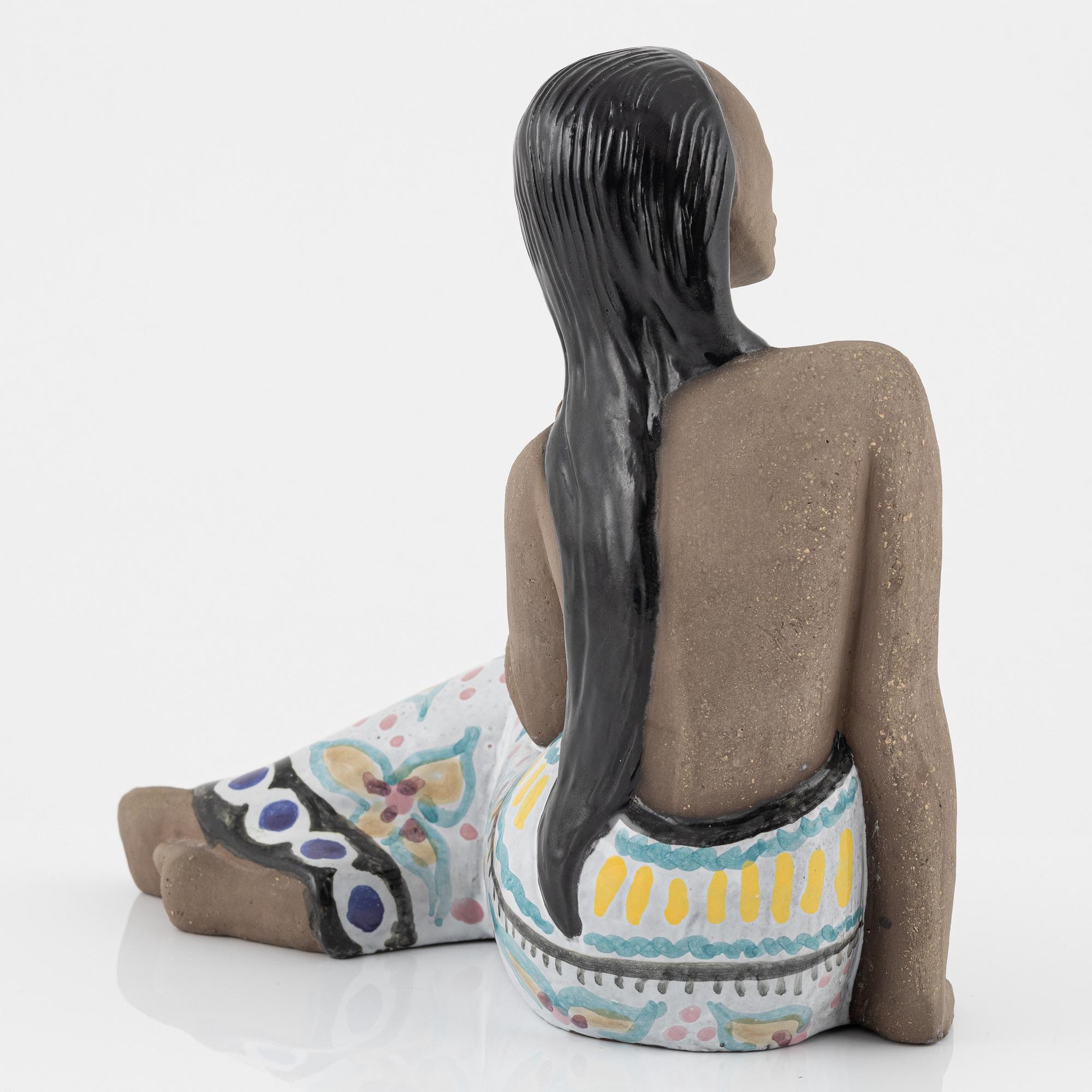 Mari Simmulson, a figurine, Upsala-Ekeby, Sweden.
