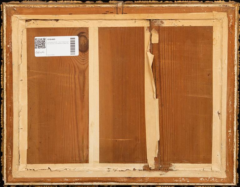 Two portraits of sailing ships, mixed media, 19th century.