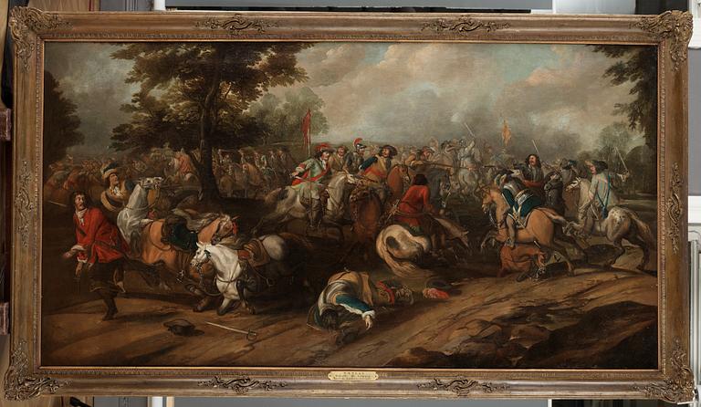 Pieter Snayers Attributed to, Battle in Leipzig.