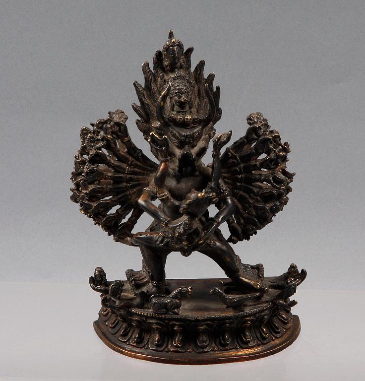 FIGURIN, metall. Asien.