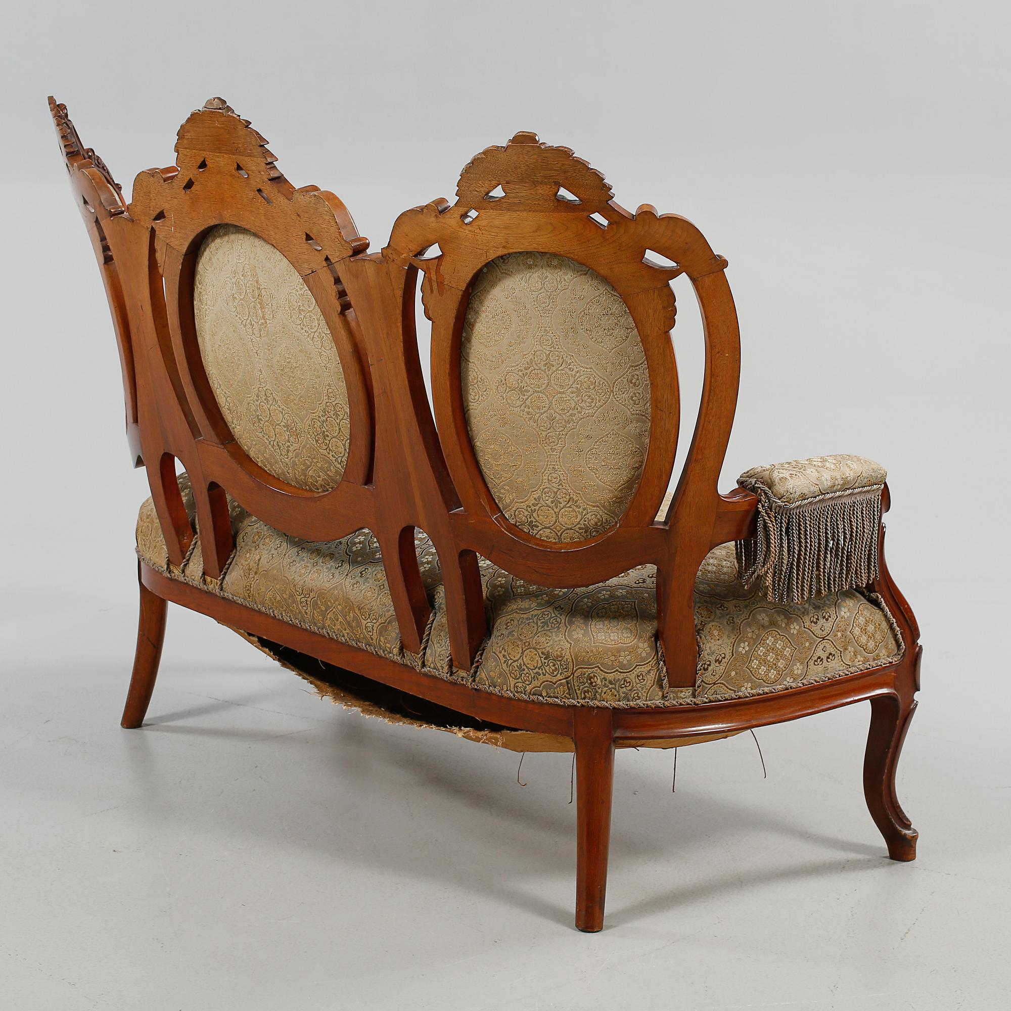 SOFFA, nyrokoko, 1800-talets andra hälft.