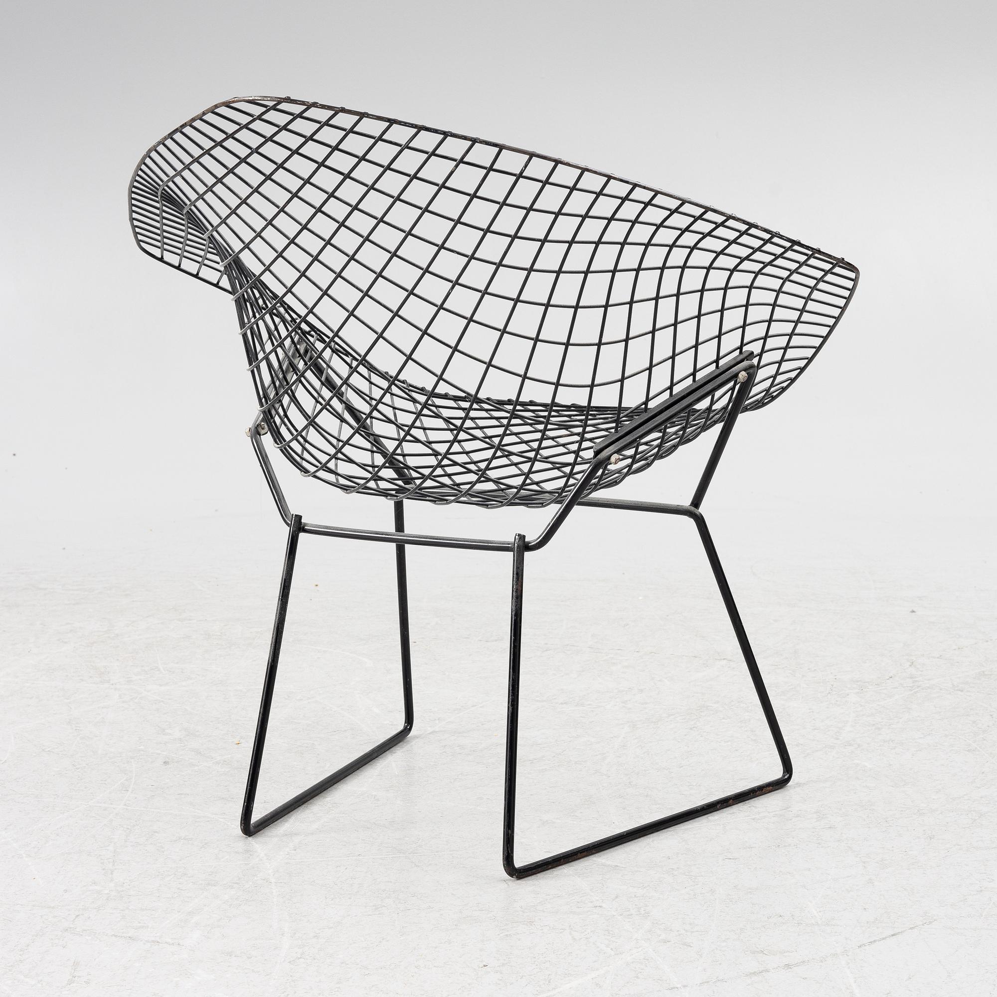 Henry Bertoia, armchair, "Diamond Chair".