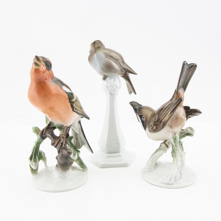 Figurines 5 pcs Rosenthal Germany mid-20th century porcelain.