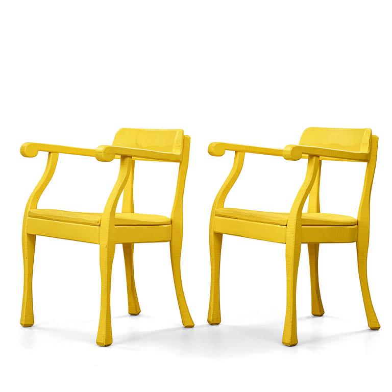 Jens Fager, a pair of "Raw" armchairs for Muuto post 2008.