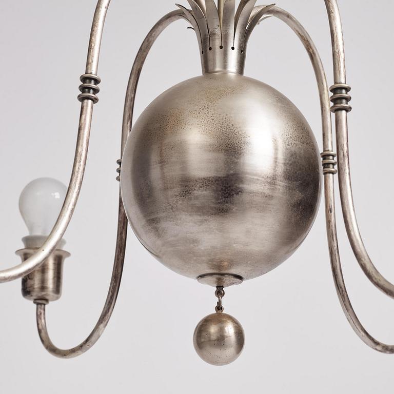 Elis Bergh, a Swedish Grace chandelier, C.G. Hallberg, Stockholm, 1920s.