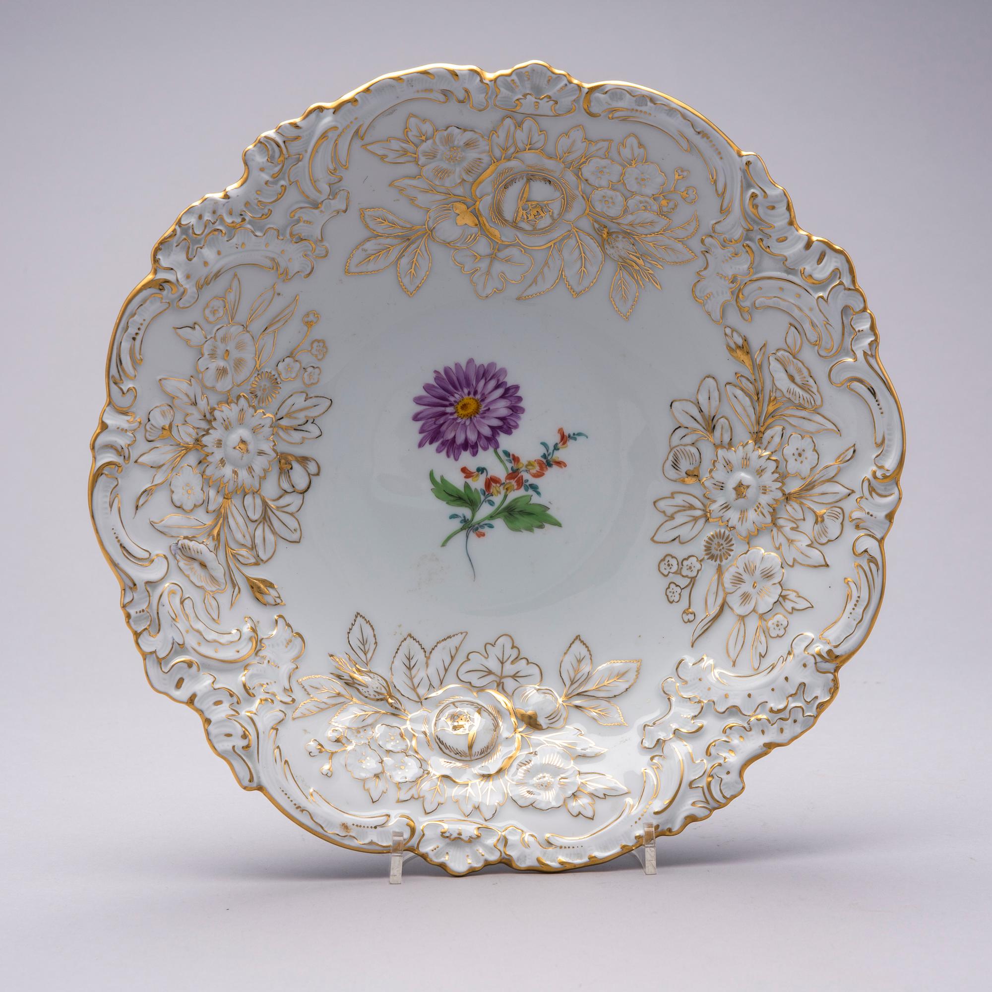 SKÅL, porslin, Meissen, 1900-tal.
