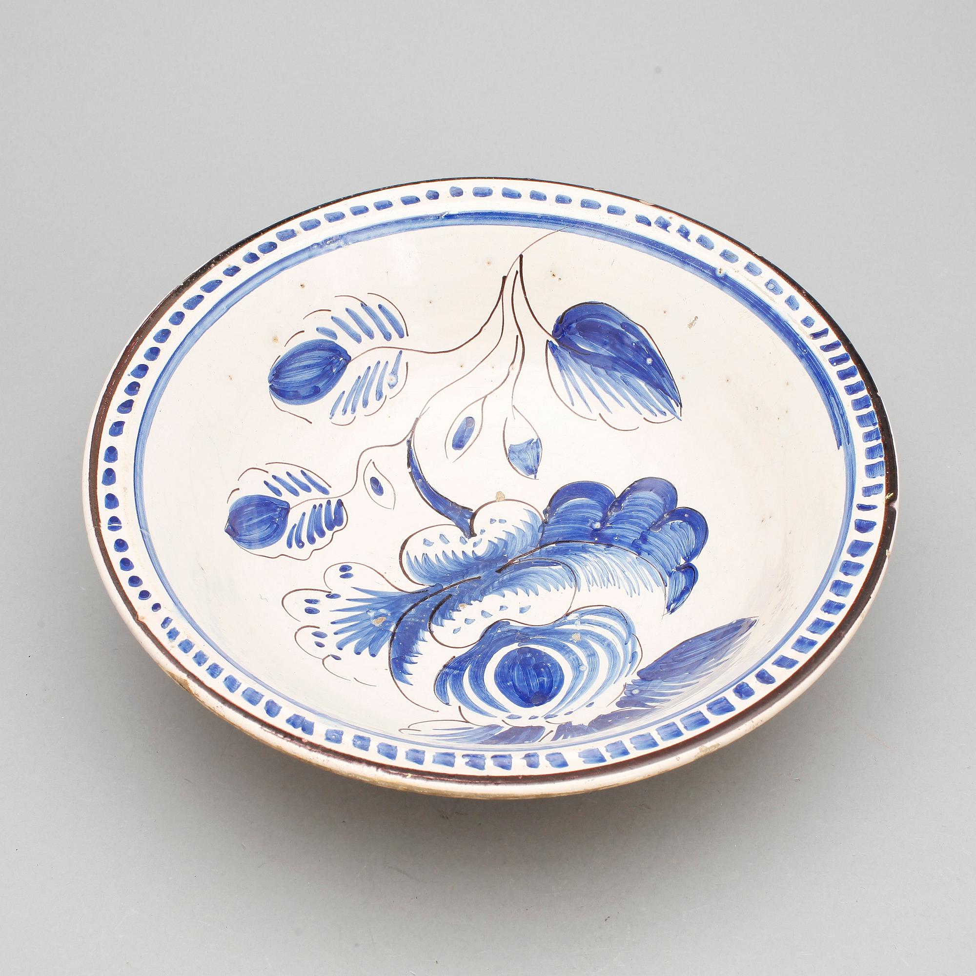 SKÅL, lergods, 1800-tal.