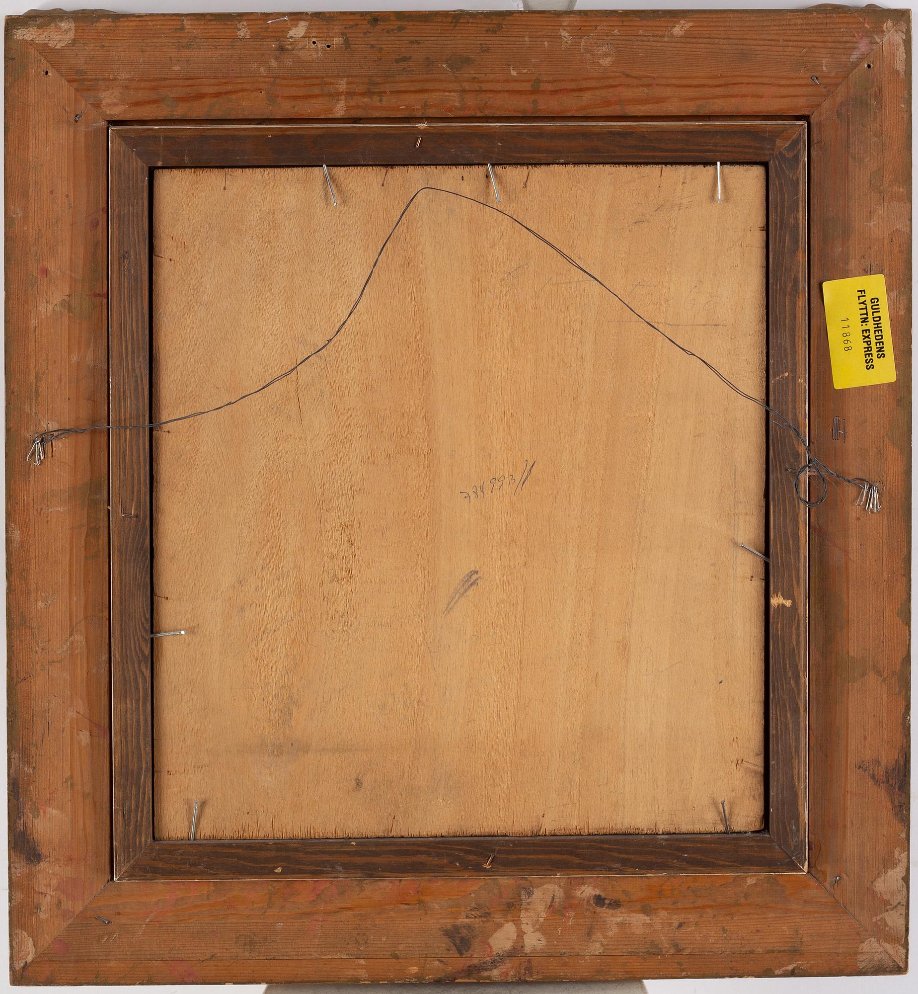 GIUSEPPE MAGNI, oil on panel, signed.