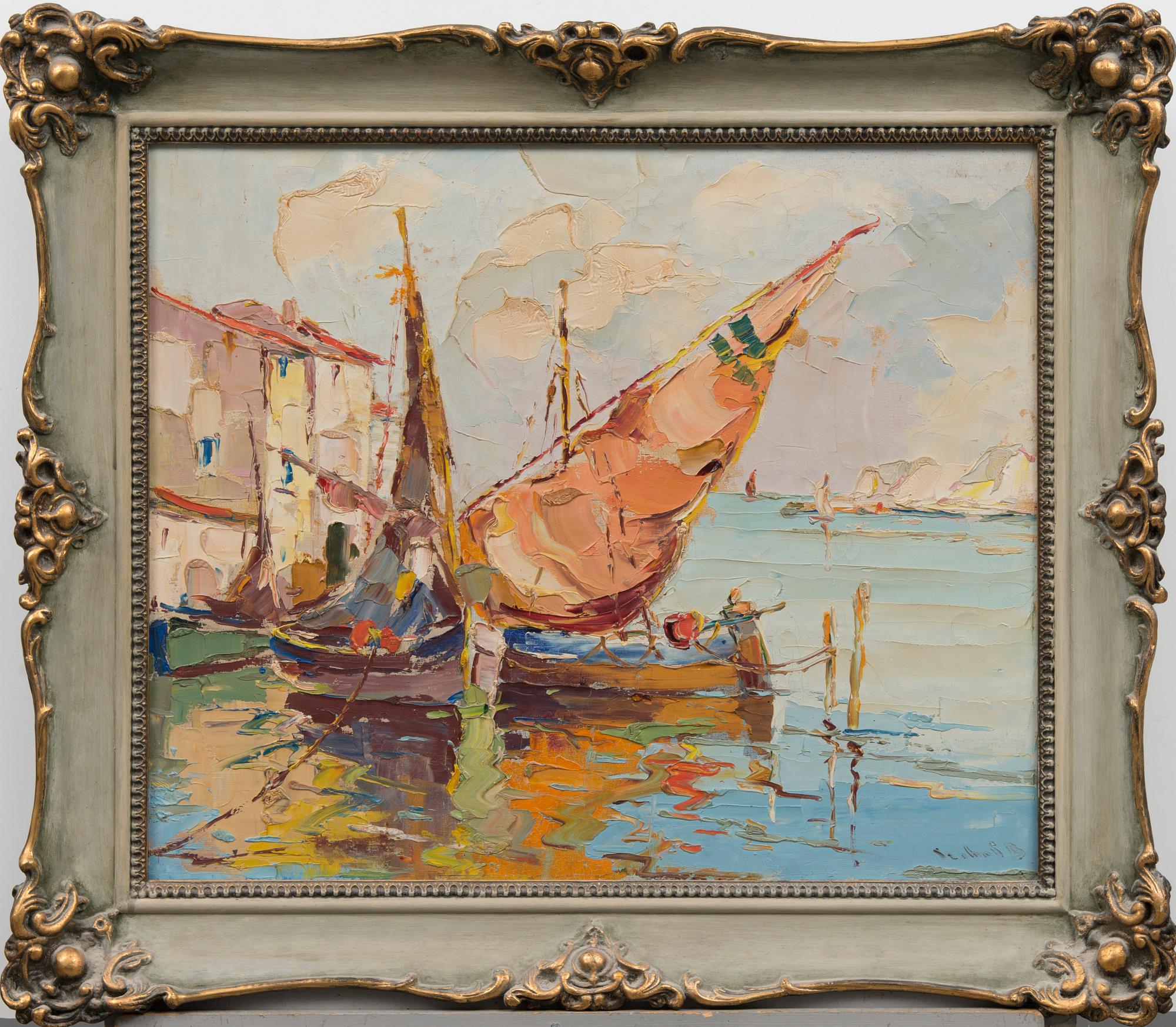 Unknown artist, oil on canvas, signed.