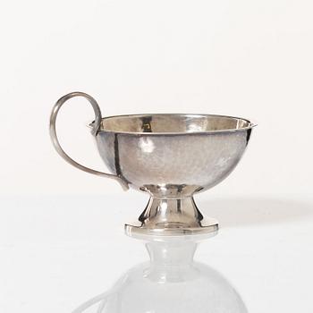 Punschkoppar, 8 st, silver, bl.a. K&EC, Göteborg 1965.