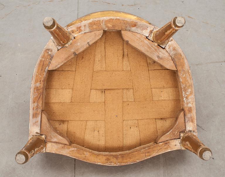 STOL. Gustaviansk, 1700-talets andra hälft.