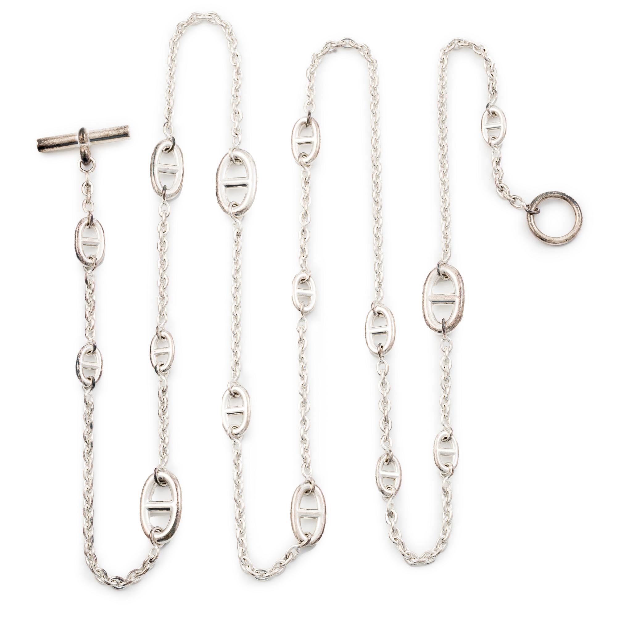 Hermès collar sterling silver "Farandole".