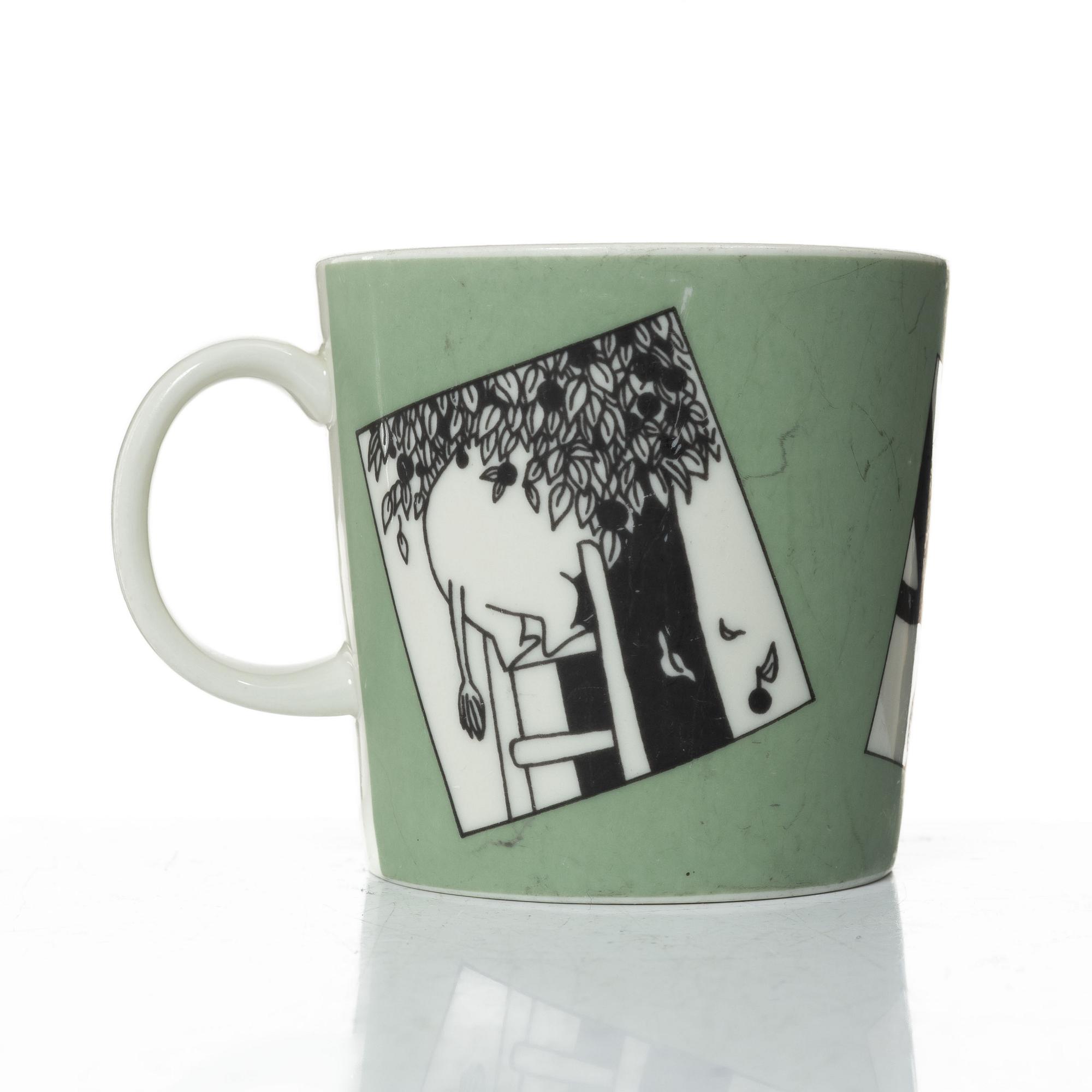 Muminmugg, porslin, Arabia, Finland 1990-1993.