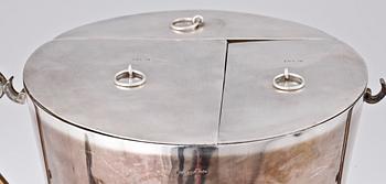 BRÄNNVINSCISTERN, nysilver, CR Carlström, omkring 1900.