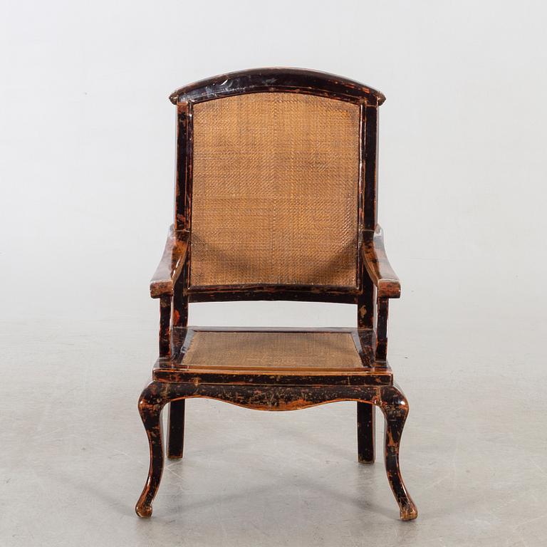 KARMSTOL Kina Kolonial 1800-talets senare del.