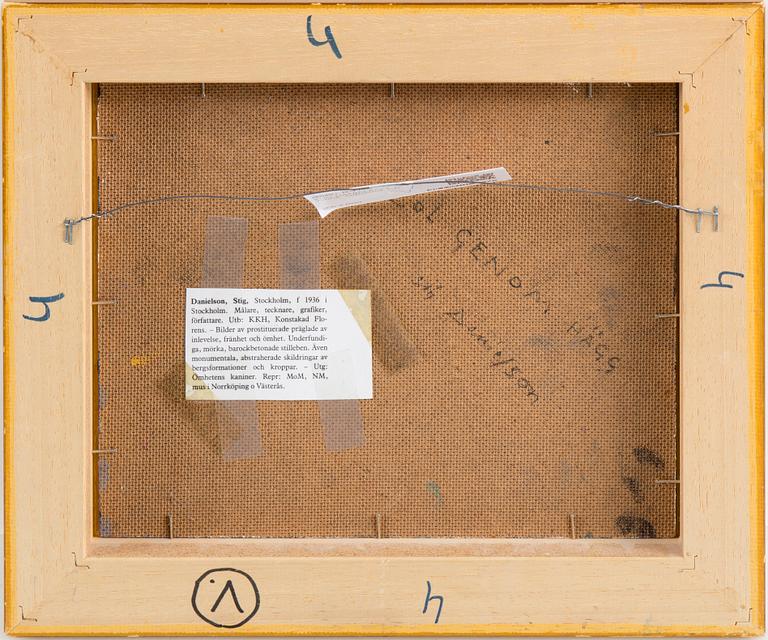 STIG DANIELSON, Oil on panel, signed.