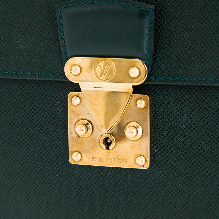 Louis Vuitton, a Taiga leather 'Kourad' briefcase.
