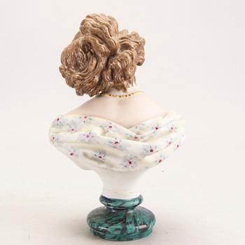 Figurin  möjligen Frankrike, 1800-talets senare del porslin.