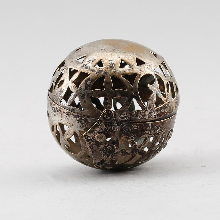 HANDVÄRMARE, argent harché, 1700-tal.