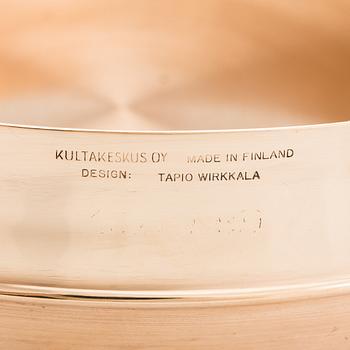 Tapio Wirkkala, maljoja, 3 kpl, Kultakeskus Oy 1970-luku.