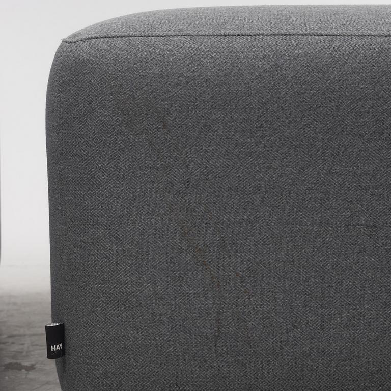 Two ottomans, "Mags", Hay, contemporary.