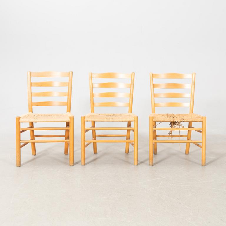 Kaare Klint, chairs, 6 +1 pcs, "The Church Chair", Denmark, second half of the 20th century.