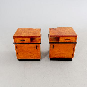 Sängbord ett par 1900-talets första hälft.