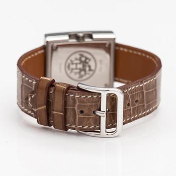 Hermès, Belt, wristwatch, 26 x 30 mm.