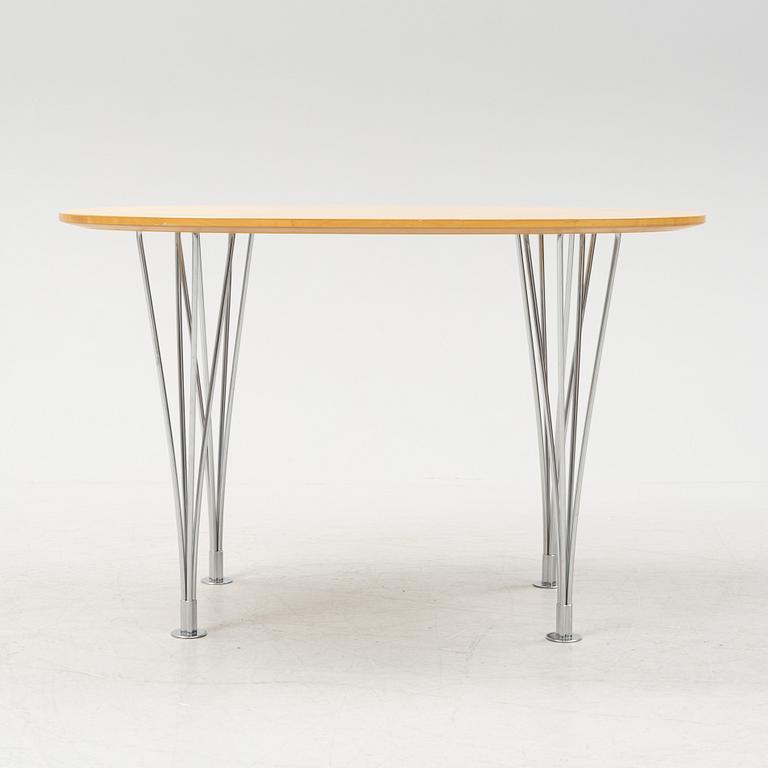 Bruno Mathsson & Piet Hein, a birch 'Superellips' table, Bruno Mathsson International AB, Värnamo, 2003.