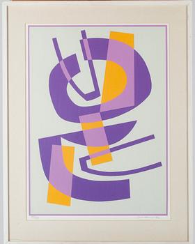 SAM VANNI, serigrafi, signerad och numrerad XIX/XX.