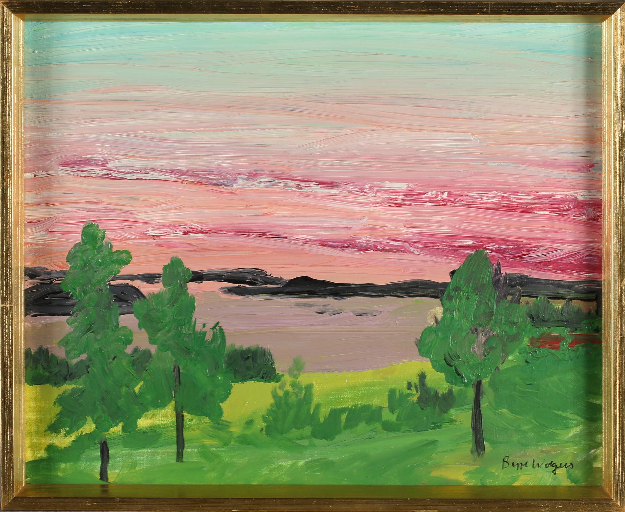 BEPPE WOLGERS, olja på duk, signerad.