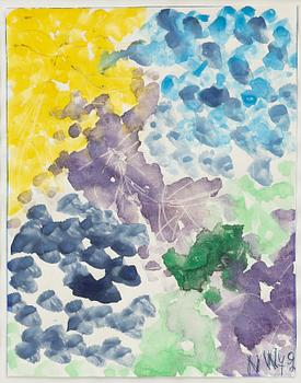 Nell Walden, Composition in purple and yellow.